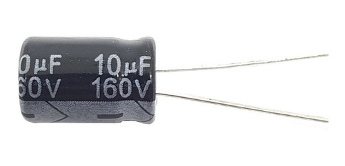 Condensador Electrolítico 10 Uf X 160v Pack 5 Unidades