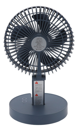 Ventilador Eléctrico De Escritorio Plegable De 3 Velocidades