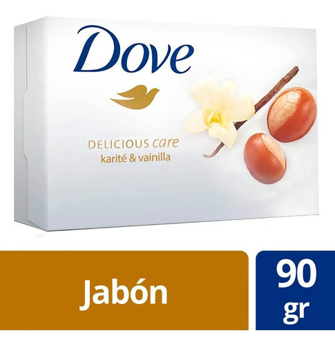 Jabon Barra Dove Beauty Karite Y Vainilla 90gr