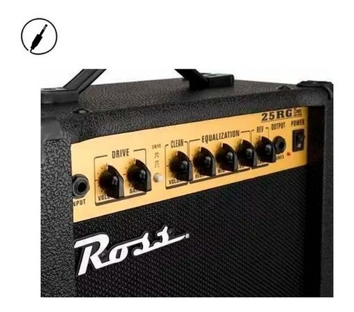 Amplificador Guitarra Ross G-25r 25w