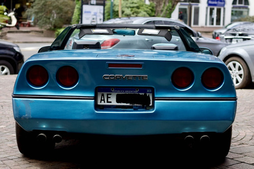 Imagen 7 de 13 de Chevrolet Corvette 1990 Celeste Oportunidad Unico