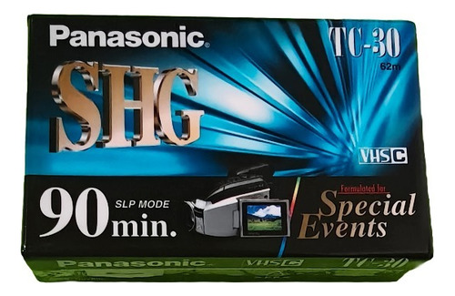 Casete Panasonic Tc-30 Hasta 90 Min Videocámaras