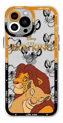 Funda Para iPhone 15, 12, 11, 13, 14, El Rey León, Transpare