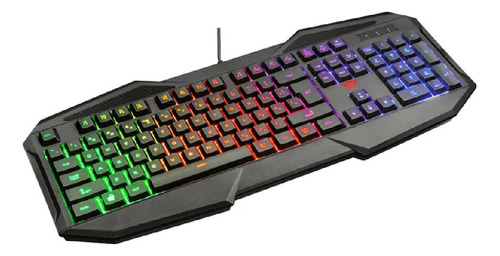 Teclado Trust Alambrico Ilum Gxt830rw Avonn