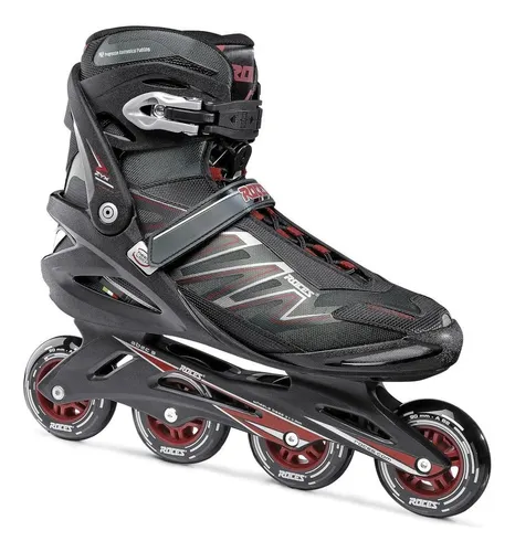 comprar Big Zyx Patines Línea, Negro\u002Frojo, Us 18