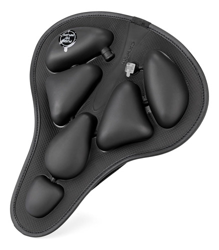 Bike Seat Cushion Inflatable - Bicycle Saddle Cover Shock Ab