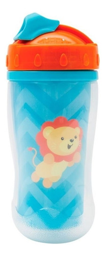 2 tazas para bebés, biberón, pajita, pajita, color mono o león, para niños