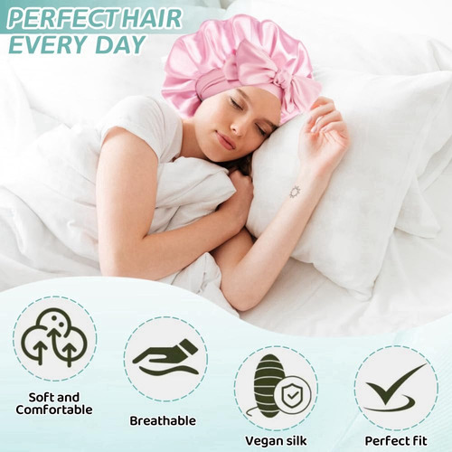Gorro Para Dormir, Gorro De Pelo, Gorro De Satín Curli Girl