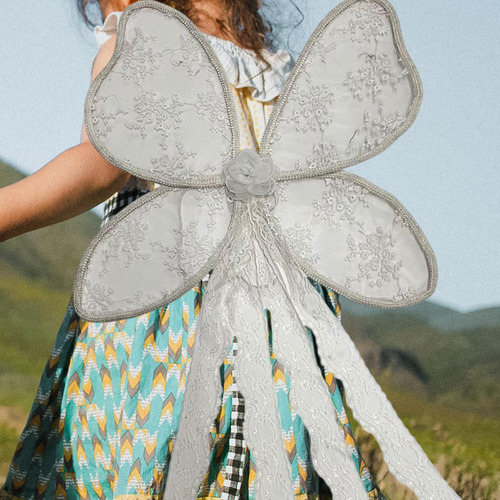 Disfraz De De Mariposa Para Roles De Niña Jugando Para