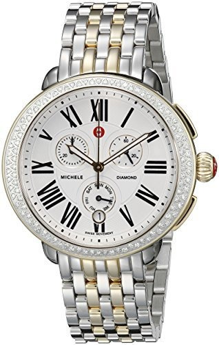 Michele Women's Mww21a000008 Serein Analog Display Swiss Qua