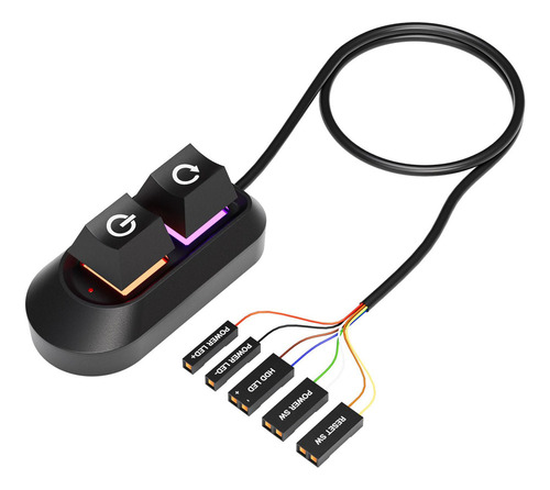 . Cable De Extensión Con Botón De Encendido De Escritorio A