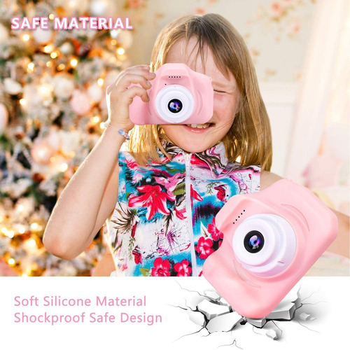 Yu 1080p Hd Kids Selfie Cámara Digital Con Tarjeta De