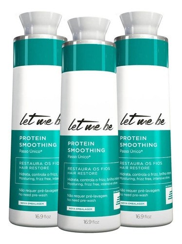 3x Progressiva Passo Único Protein Smoothing Let Me Be 500ml