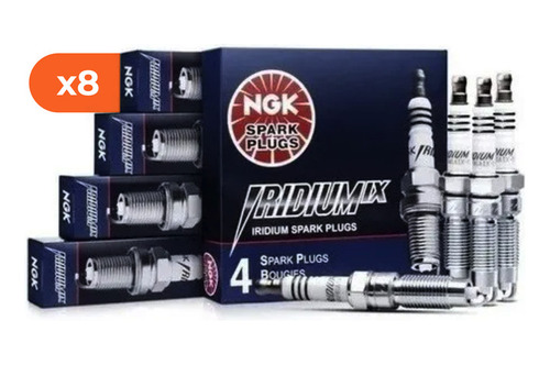 Kit Bujías Iridium Grado 7 Bkr7eix Ngk Audi R8 4.2 X8