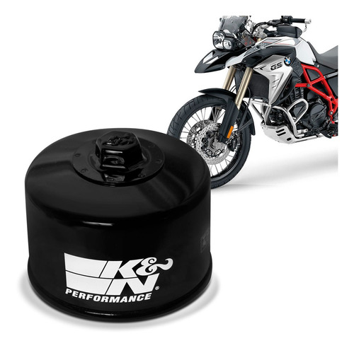 Filtro Óleo K&n Moto Bmw F800gs 2008 2009 2010 2011 A 2018