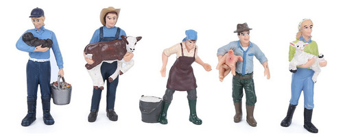 . 16pcs Simulação Fazenda Personagem Modelo Conjunto