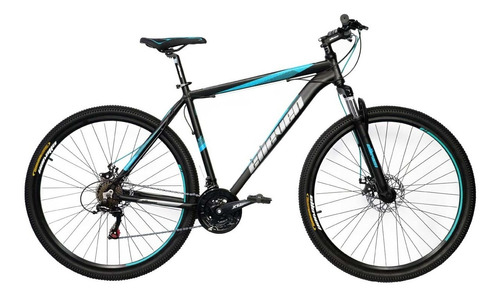 Bicicleta Aro 29 - Tam. 19 - 21v - Elleven Gear - Pt_cz Cor Preto/Azul Tamanho do quadro 19
