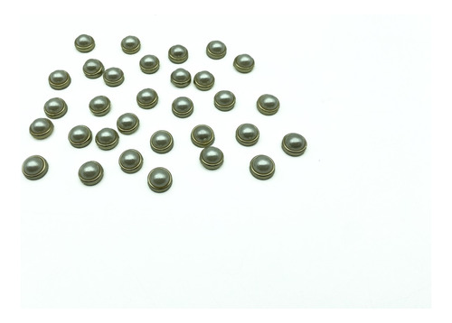 Remaches Con Piedras Apliques Perlas X 10 Unidades