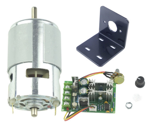 Motor Dc 12v 24v 6000 Rpm 12000 Rpm Con Soporte Y Controlado