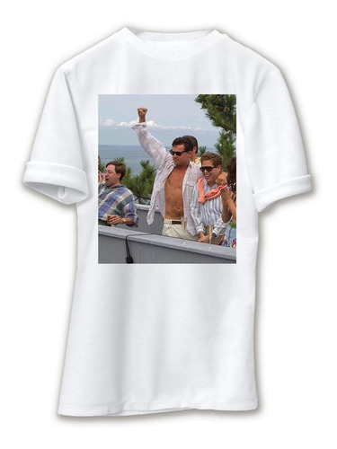 Playera El Lobo De Wall Street Fiesta Alberca Dicaprio