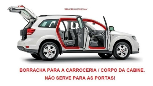 Kit 4 Borrachas Porta Suprema 1993 1994 1995 A 2000 Autotrav