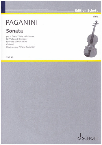 Sonata Per La Grand' Viola E Orchestra, For Viola And Orches