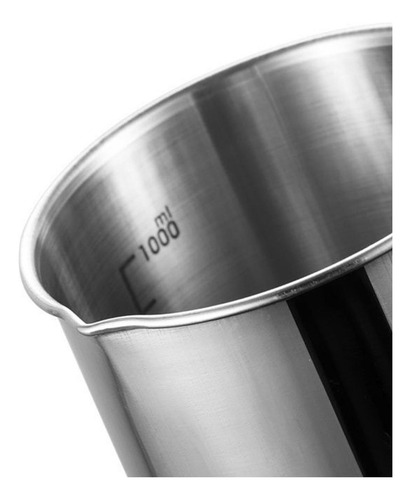 Gs Taza Medidora De Acero, Práctica Con Mango, Herramientas