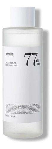 Anua 77% Heartleaf Soothing Toner Coreano Relajante 250ml Tipo de piel Todo tipo de piel