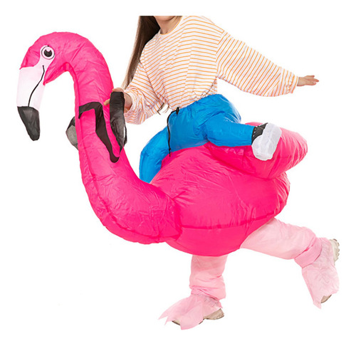 Disfraz Inflable De Flamenco, Niños