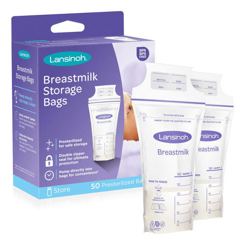 Lansinoh Bolsas De Almacenamiento Para Leche Materna, La-008