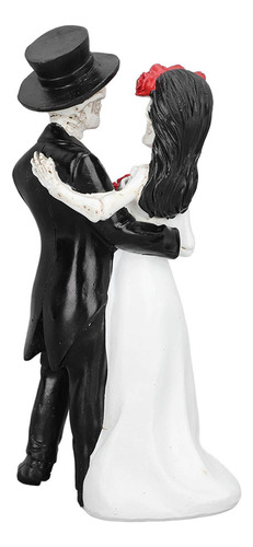 - Estátua De Casal De Noivos Esqueleto, Dia Dos Mortos,