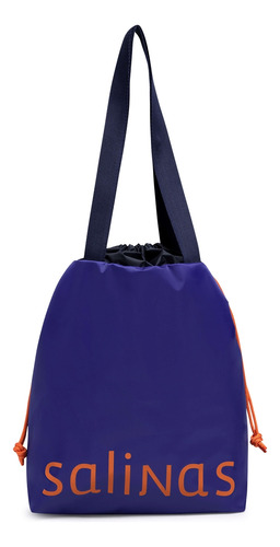 Bolsa Feminina Salinas Saco Nylon Cor Royal