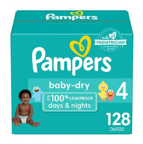 Pañal Pampers Baby Dry Etapa 4 - Unidad a $1718