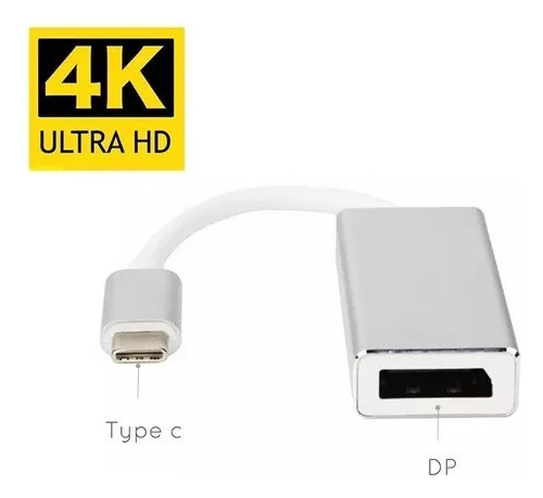 Cabo Adaptador Usb-c Para Displayport Dp