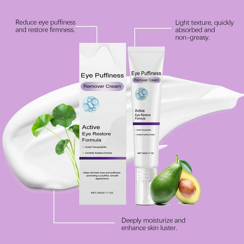 & Crema For Ojos Tensora Y Reductora De Hinchazón, 20 G,