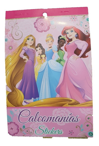 Bloc Calcomanias Stickers Couche Adhesivo Princesas Disney