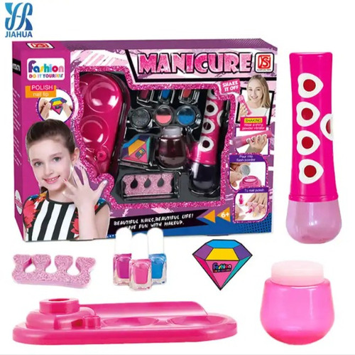 Set De Manicure Para Niñas Juguete 