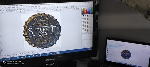 Imagem 1 de 1 de Construção De Logo Em Matriz De Bordado.