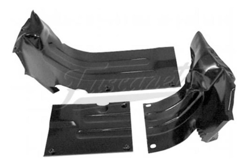 Vw Fusca Chapa Protector Empi Calefactores Tubos Tucho Negra