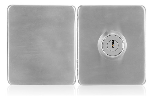 Pestillo De Puerta De Vidrio Cuadrado, Cerradura Simple, Sin