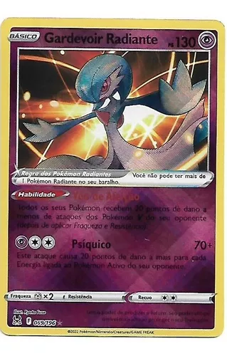 Gardevoir Radiante Carta Pokémon Original Origem Perdida