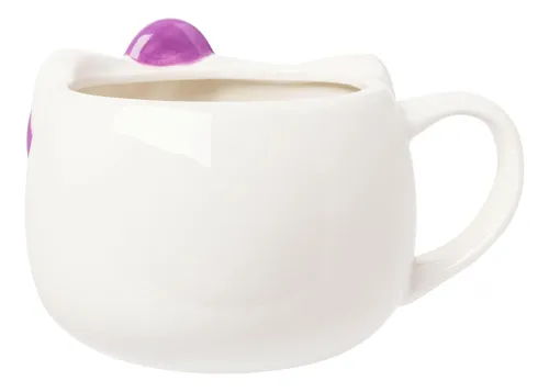 Búfalo De Plata Sanrio Hello Kitty Classic Purple Bow Cer...