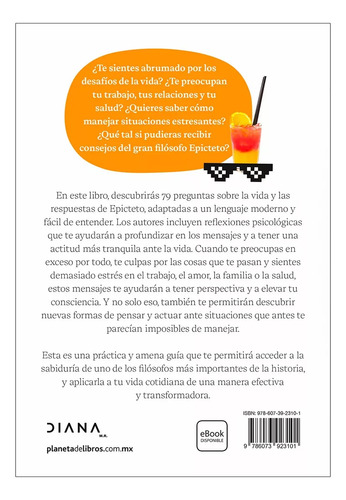 Libro Sin Preocupaciones Con Epicteto Jana Capri y Charan