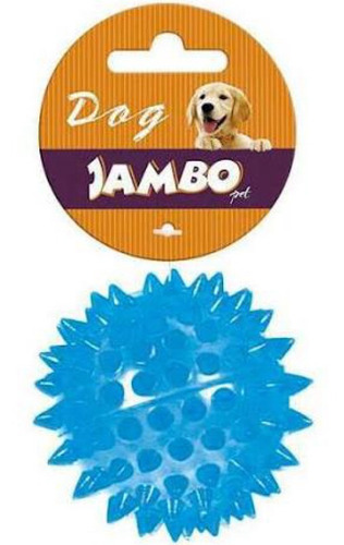 Brinquedo Jambo Bola Espinho Com Som Vermelha