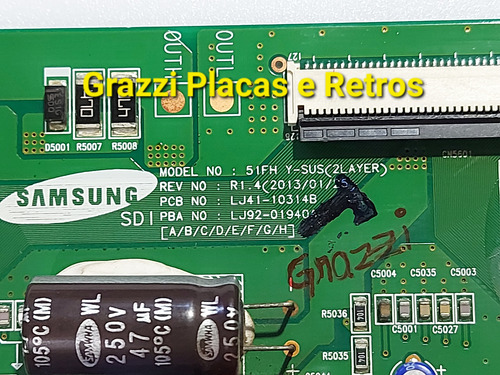 Placa Y-sus Samsung Pl51f4500ag Lj41-10314b Lj92-01940a (Usado)