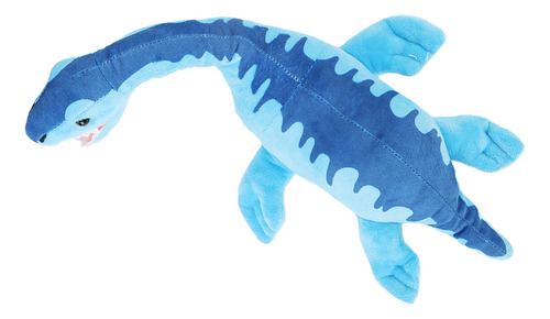 J Pelúcia De Dinossauro Plesiosaurus, Azul Suave, Par