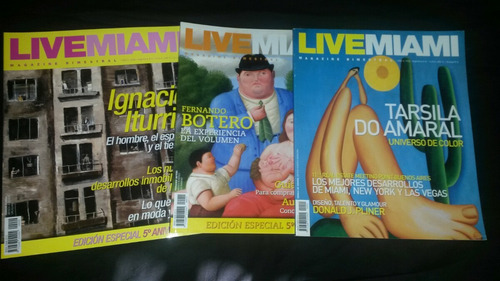 Revistas X3 Livemiami Tapas Botero Iturria Tarsila Do Amaral