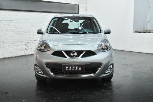 Imagen 6 de 10 de Nissan March 1.6 Advance Pure Drive 2017 Color Gris Gnc