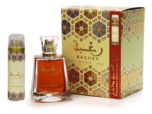 Perfume Arabe Lattafa Raghba Edp 100 Ml.