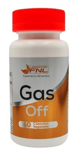 Gas Off 60 Caps Salud Digestiva Flatulencia Vitamina B2 Fnl